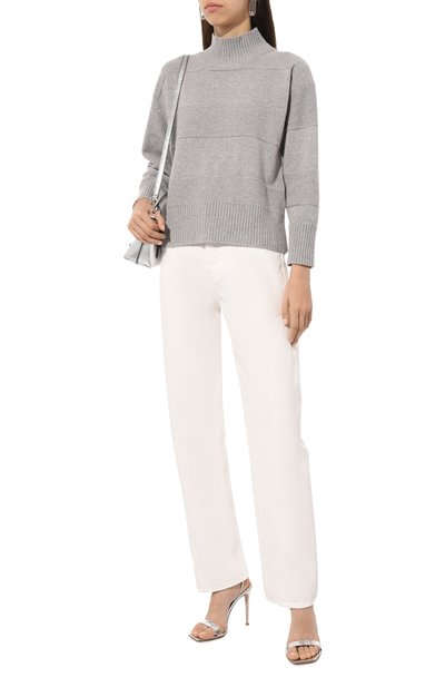 Пуловер из шерсти и шелка PANICALE серого цвета по цене 51450 руб., арт. D350389CL, фото 2 Пуловер из шерсти и шелка PANICALE, арт. D350389CL, фото 2