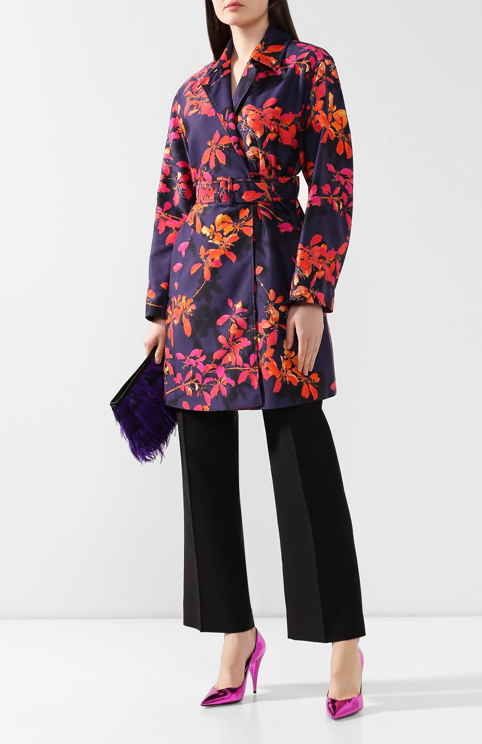 Плащ с принтом DRIES VAN NOTEN, арт. 192-30216-8425, фото 2