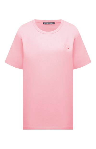 Женская хлопковая футболка ACNE STUDIOS, арт. 25E173/W