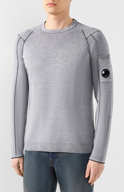 Хлопковый джемпер C.P. COMPANY, арт. 08CMKN059A-005663A, фото 3