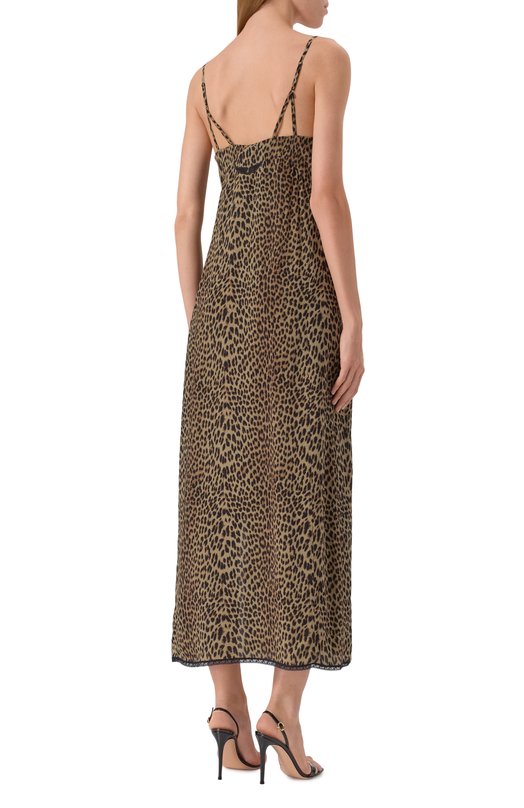 Платье из вискозы Zadig and Voltaire WWDR02591 Леопардовый  WWDR02591 Фото 4