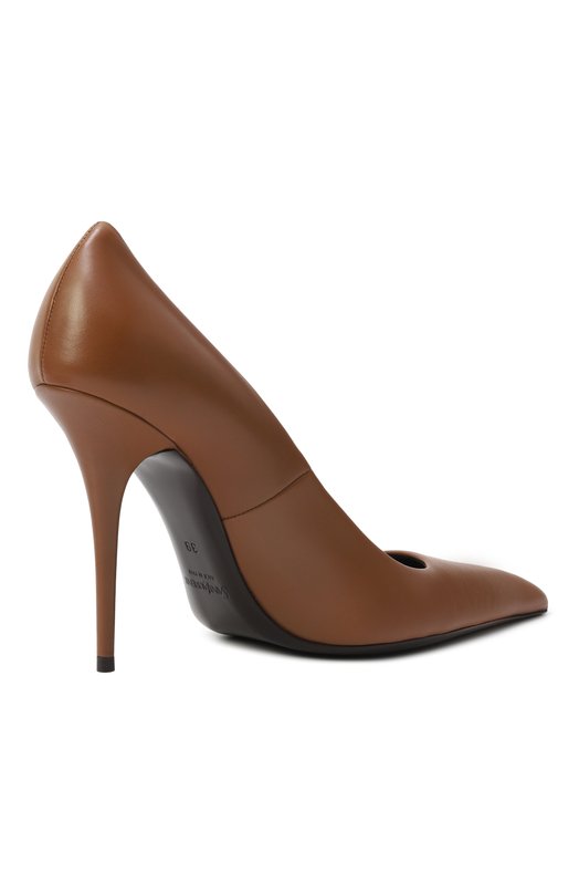 Кожаные туфли Élysée 105 Saint Laurent 833447/AADF0 Коричневый  833447/AADF0 Фото 5
