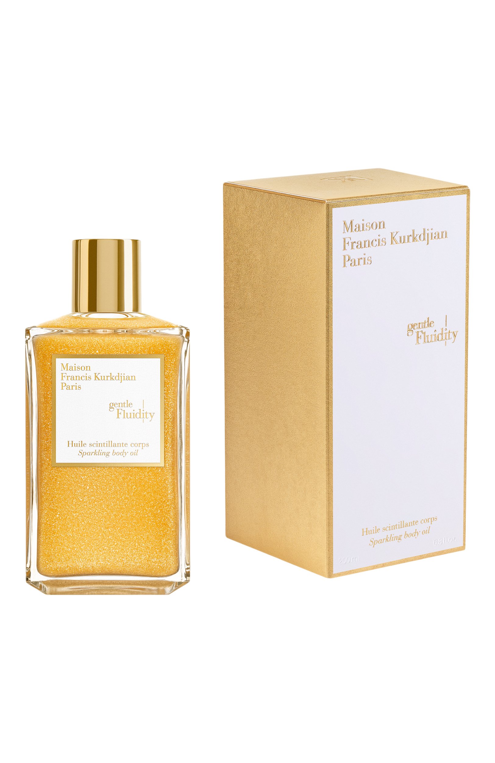Мерцающее масло для тела gentle fluidity gold (200ml) MAISON FRANCIS KURKDJIAN бесцветного цвета по цене 21000 руб., арт. RA97286, фото 4 Мерцающее масло для тела gentle fluidity gold (200ml) MAISON FRANCIS KURKDJIAN, арт. RA97286, фото 4