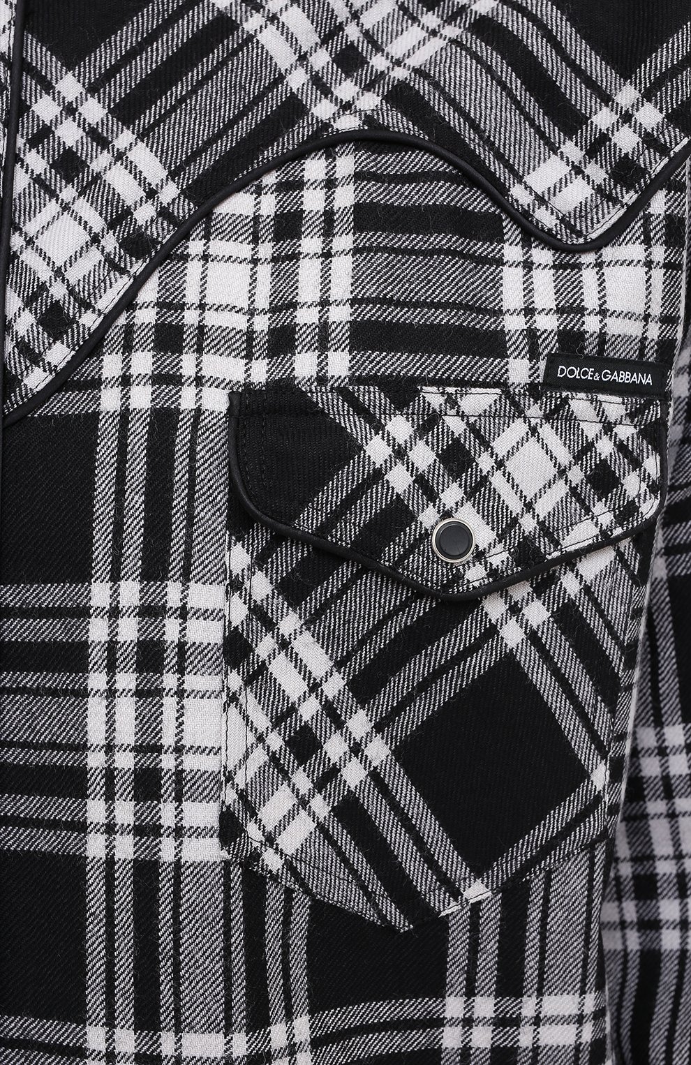 Шерстяная рубашка DOLCE & GABBANA, арт. G5HY2T/FQMG7, фото 5