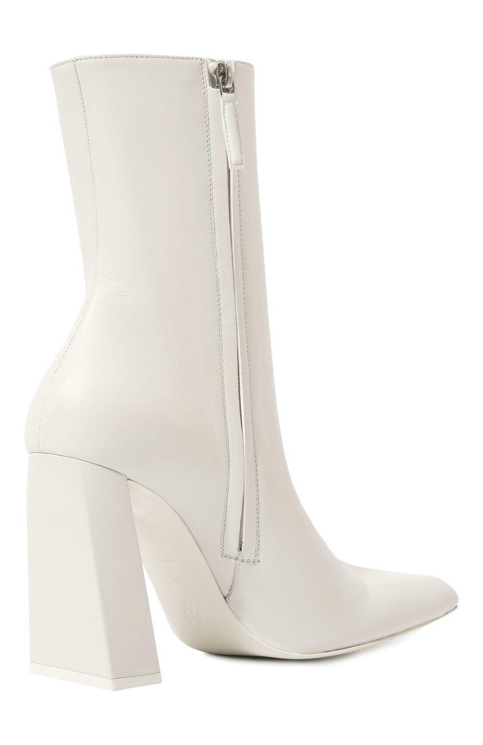 Кожаные ботильоны marine 95 AMINA MUADDI, арт. MARINE B00TIE 95/NAPPA, фото 5