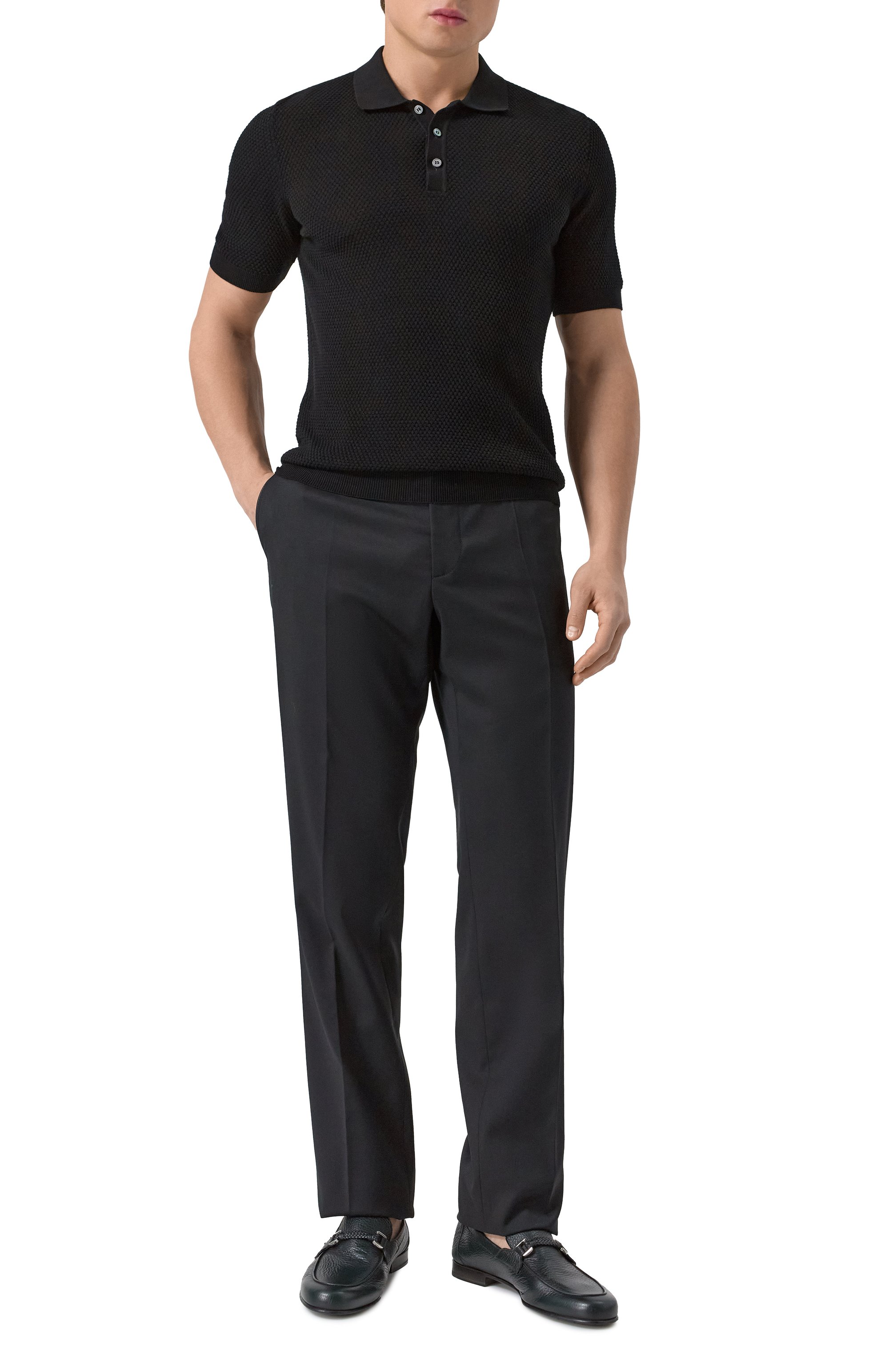 Кожаные лоферы BARRETT, арт. 171U067.40/CERV0 ASP0RTABILE, фото 2