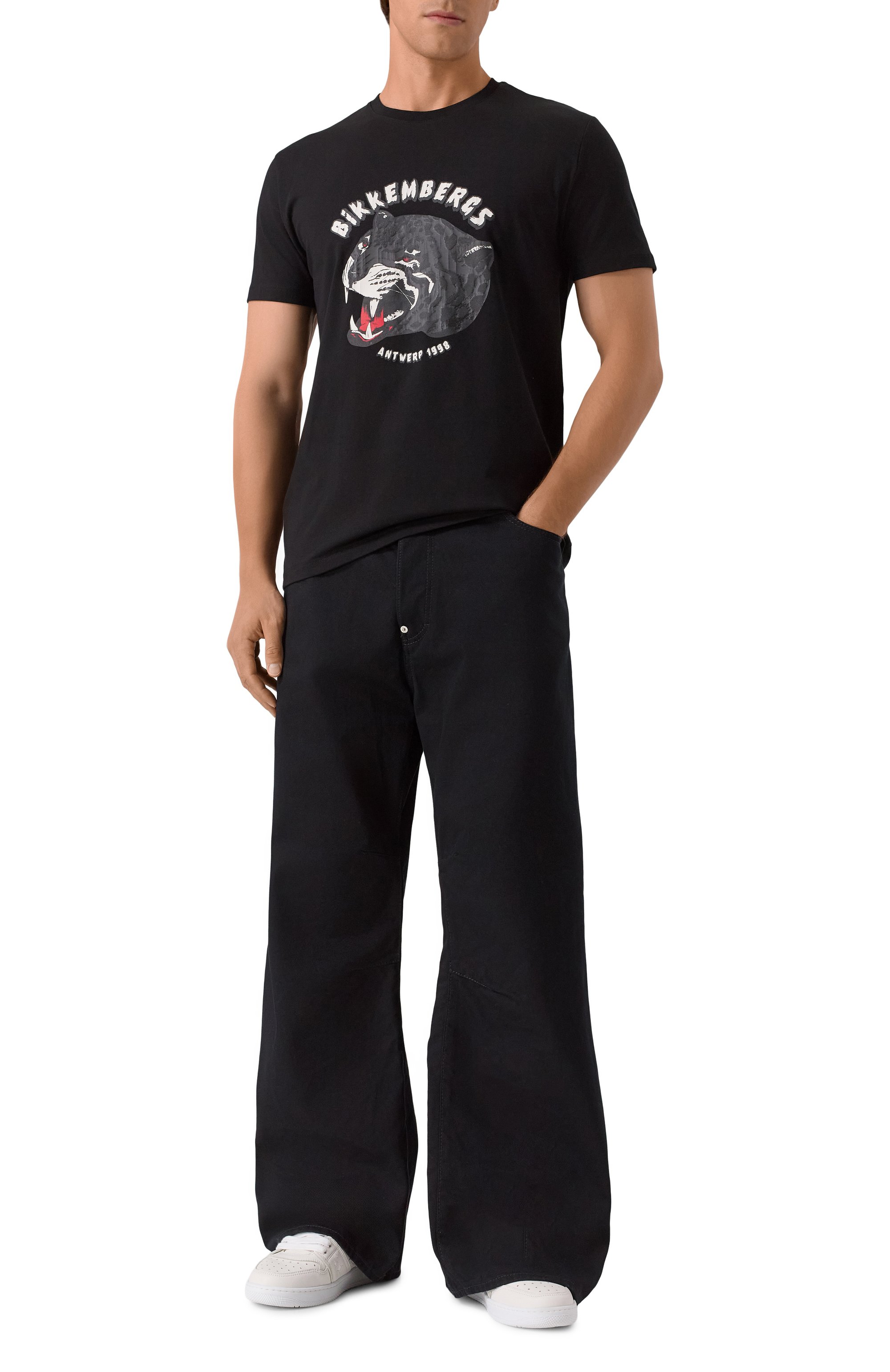Хлопковая футболка DIRK BIKKEMBERGS, арт. BMT1210, фото 2