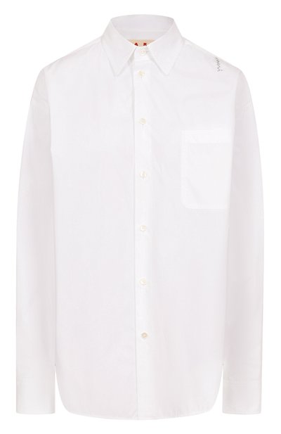 Женская хлопковая рубашка MARNI, арт. CAMA0505S6/UTC223