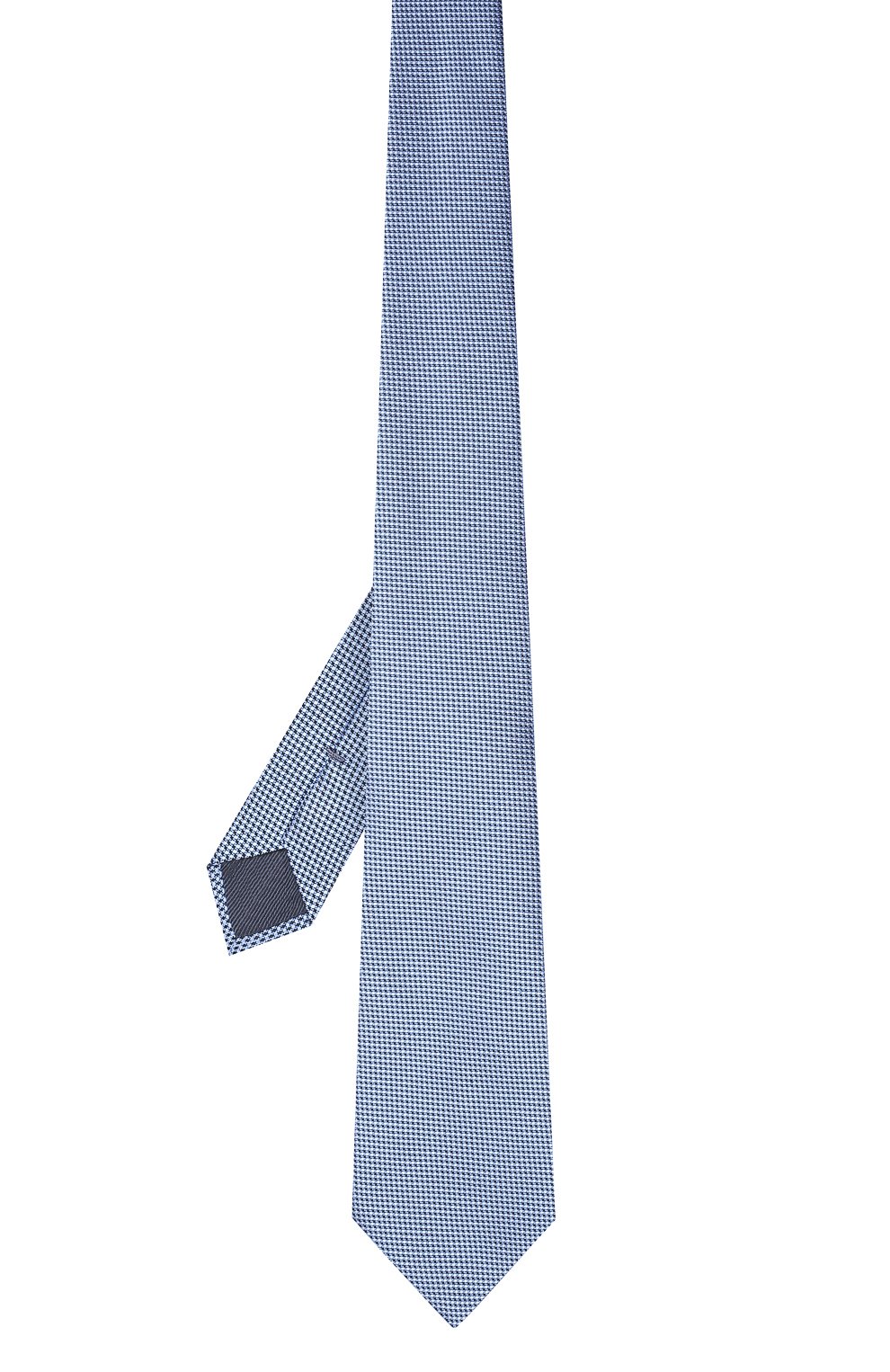 Шелковый галстук ZEGNA голубого цвета по цене 19950 руб., арт. Z3D00T/1UM, фото 3 Шелковый галстук ZEGNA, арт. Z3D00T/1UM, фото 3