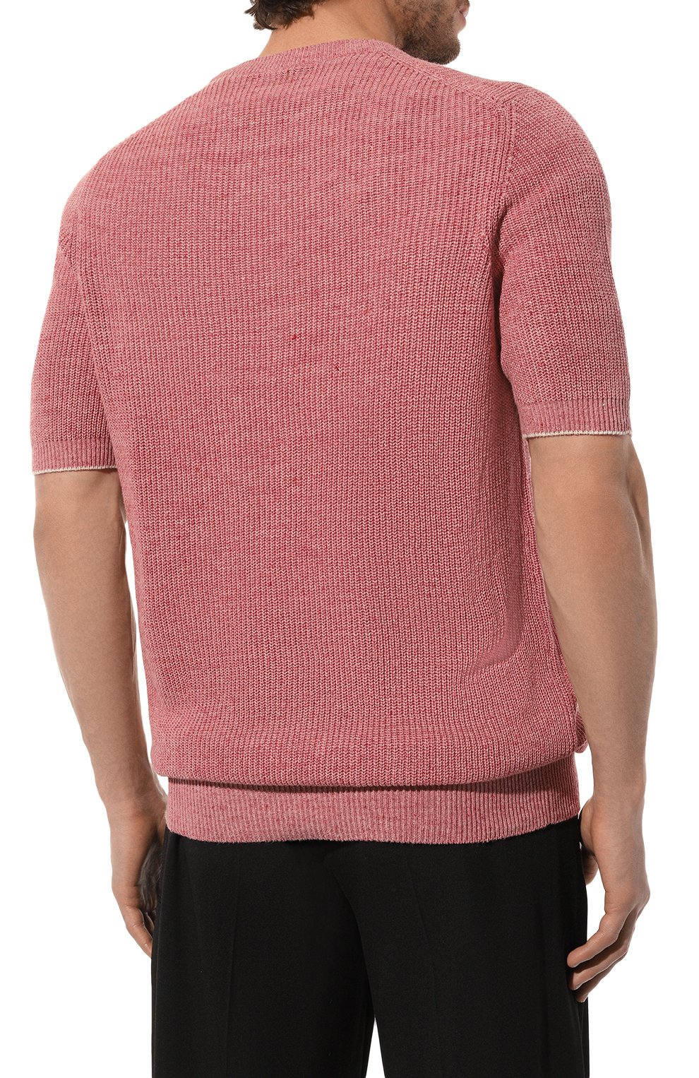 Джемпер изо льна и хлопка BRUNELLO CUCINELLI, арт. M2L70B2257, фото 4