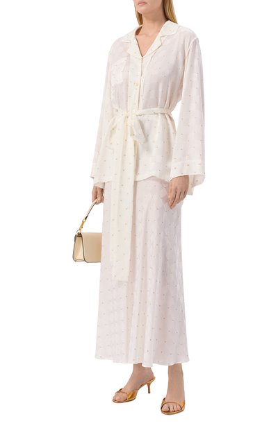 Женская шелковая рубашка ELIE SAAB, арт. SH147NRC26/VI007
