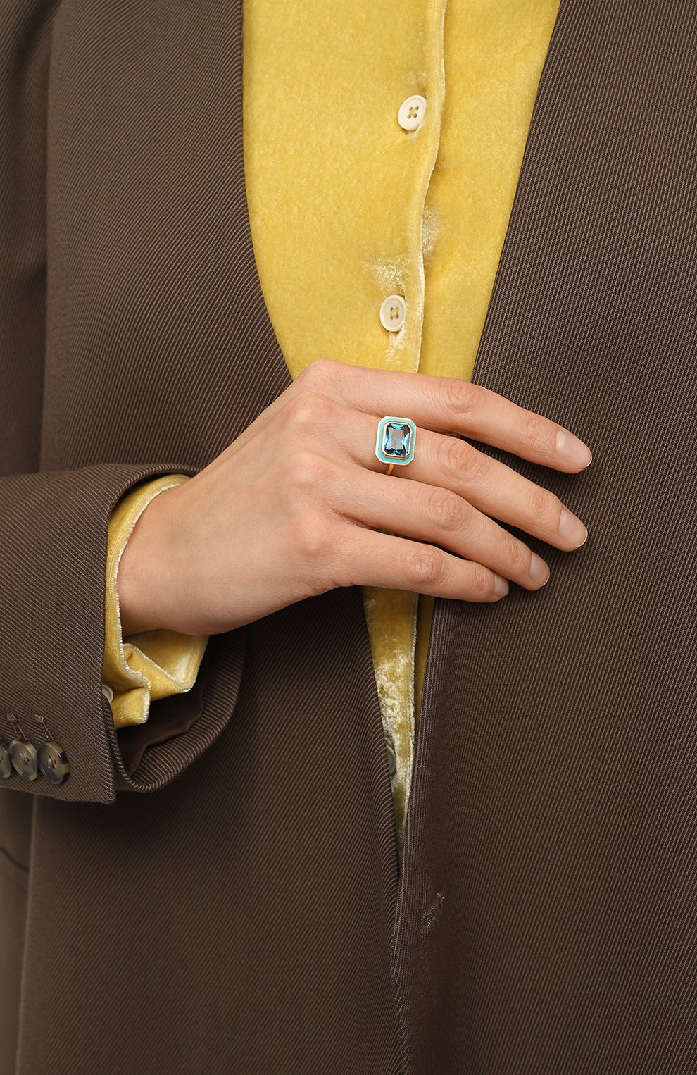 Кольцо LUV AJ, арт. ENAM-R-BSR-T-G-6, фото 2