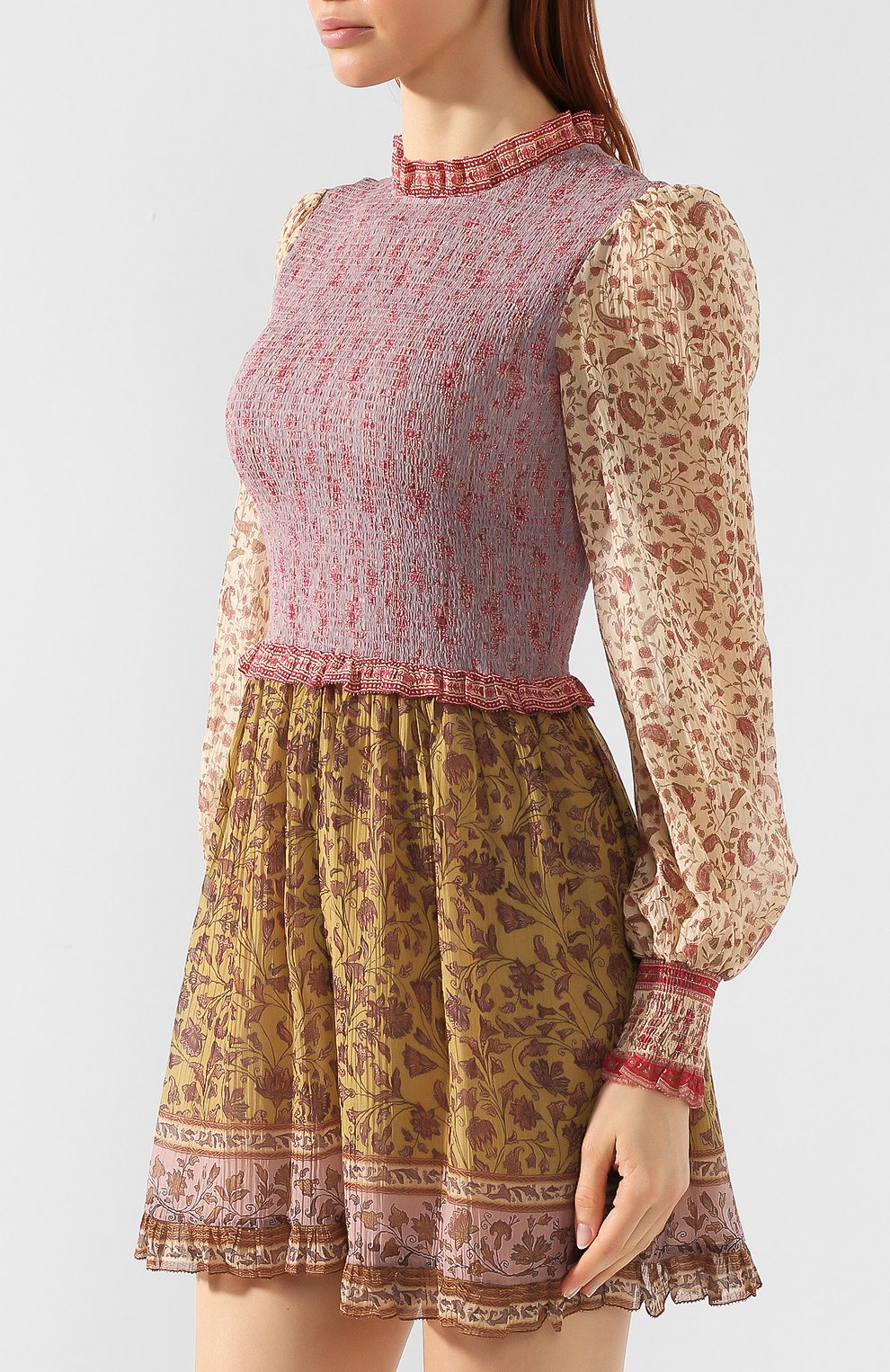 Комбинезон и з смеси хлопка и шелка ZIMMERMANN, арт. 5185YJNP, фото 3