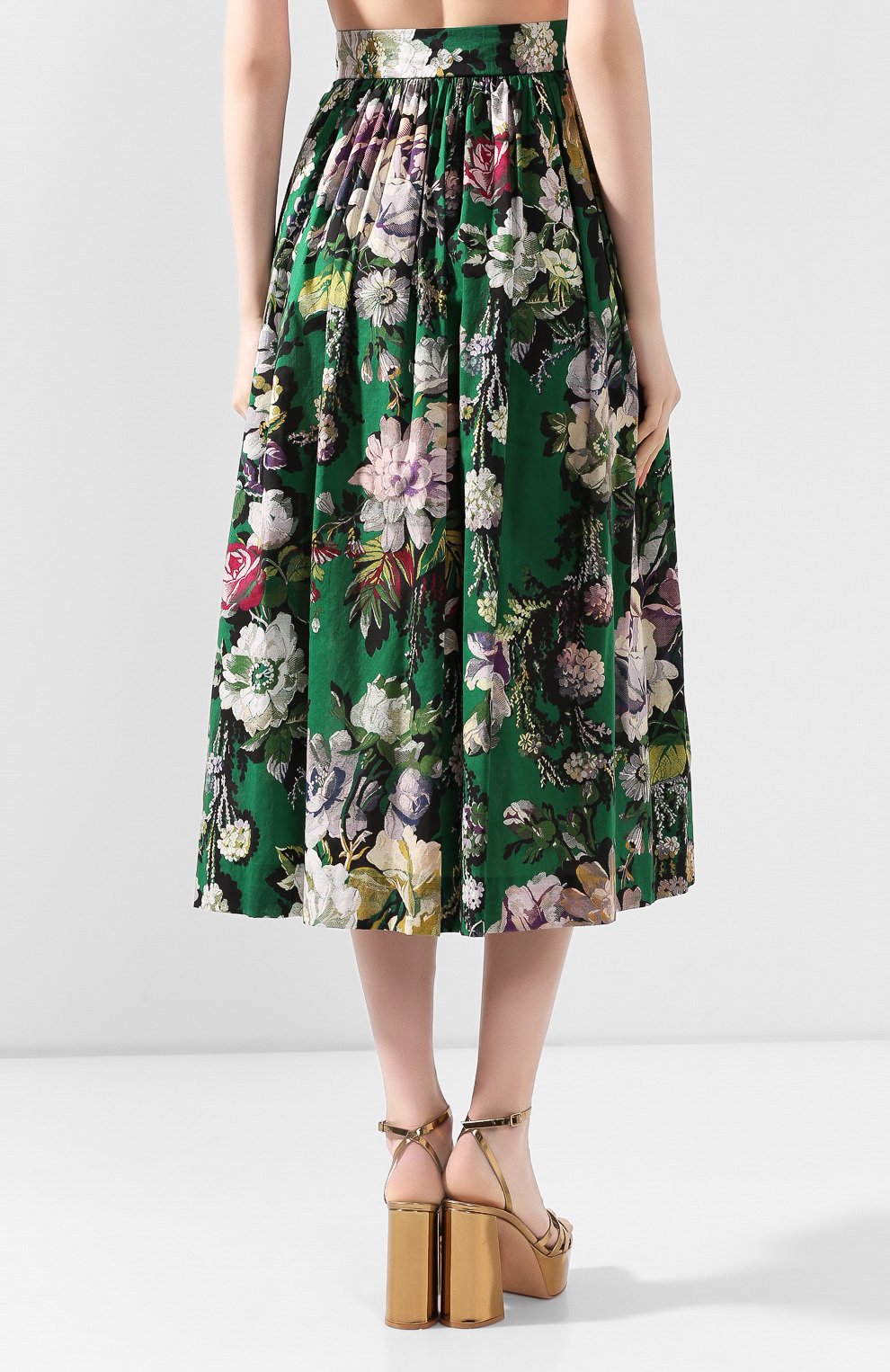 Хлопковая юбка DRIES VAN NOTEN, арт. 201-10889-9400, фото 4