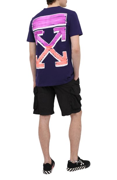 Хлопковая футболка OFF-WHITE, арт. 0MAA027R21JER003, фото 2