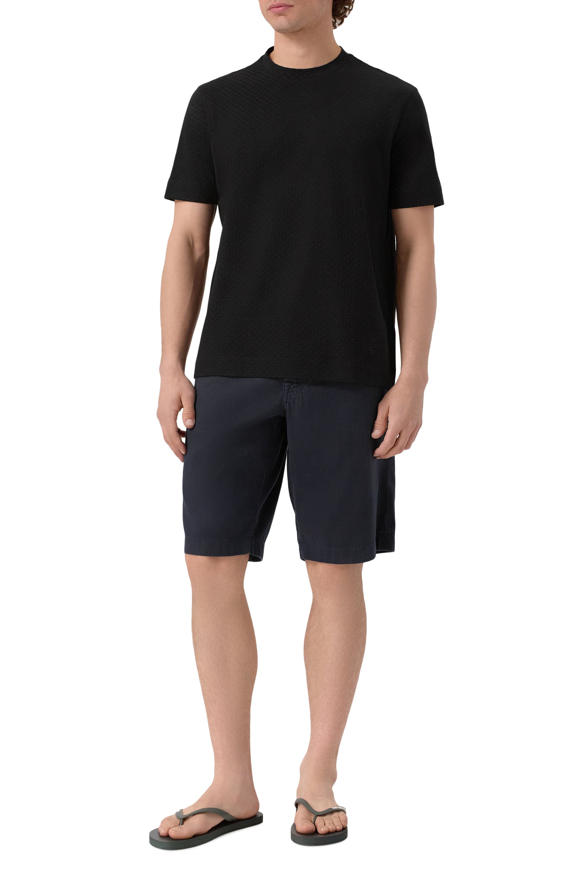 Хлопковая футболка EMPORIO ARMANI, арт. EM001289/AF10762, фото 2