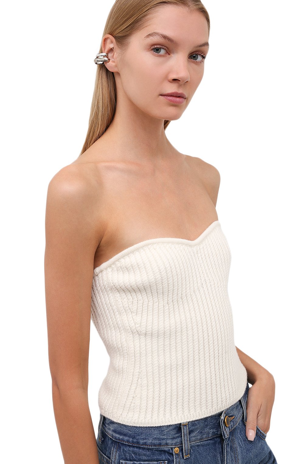 Кафф ALEXANDER MCQUEEN серебряного цвета по цене 44850 руб., арт. 668114/J160Y, фото 2 Кафф ALEXANDER MCQUEEN, арт. 668114/J160Y, фото 2