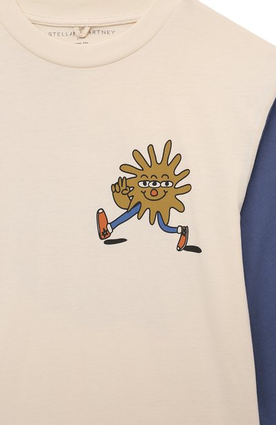 Хлопковый лонгслив STELLA MCCARTNEY, арт. TV8Q40, фото 3