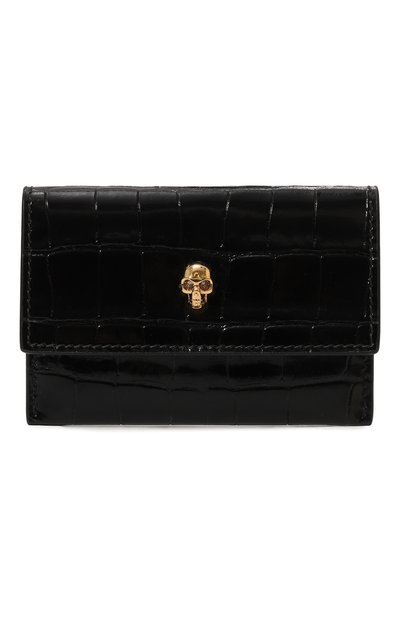 Женский кожаный футляр для кредитных карт ALEXANDER MCQUEEN, арт. 632039/1JM0G