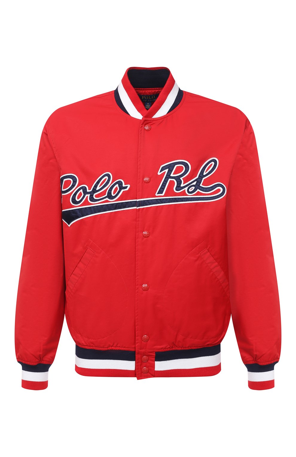 Бомбер POLO RALPH LAUREN красного цвета по цене 62850 руб., арт. 710798665, фото 1 Бомбер POLO RALPH LAUREN, арт. 710798665, фото 1