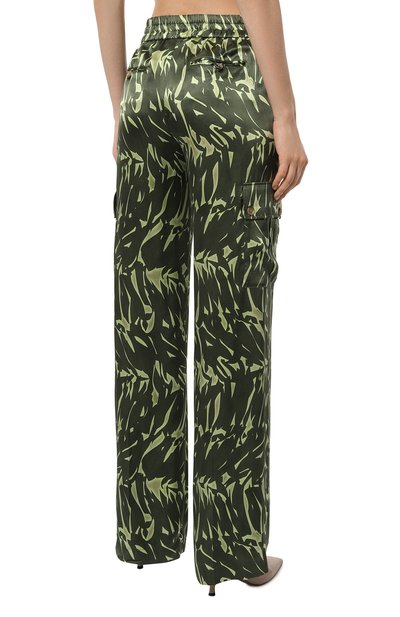 Шелковые брюки-карго KITON, арт. D57114K0978C, фото 4