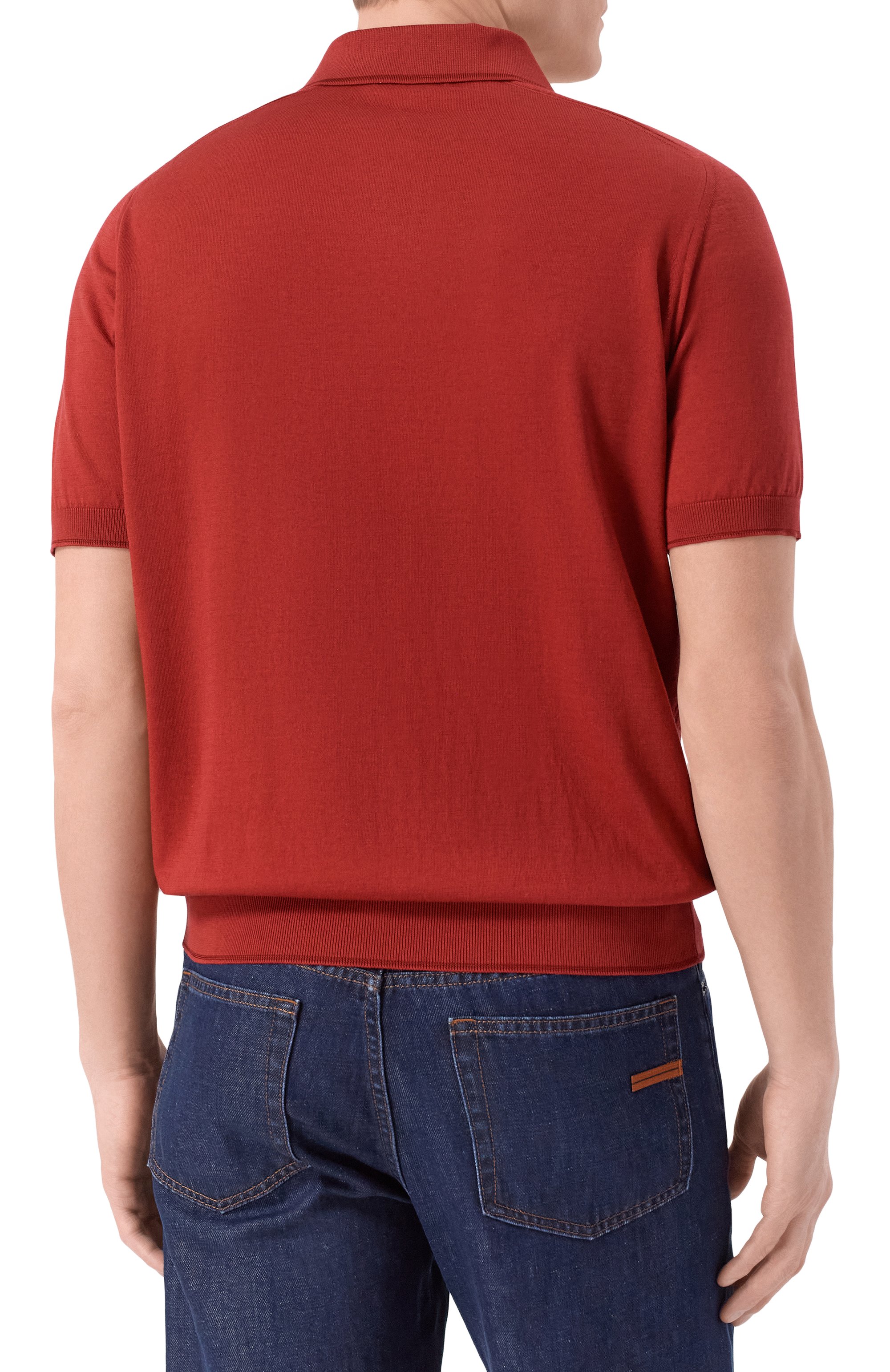 Поло из шелка и хлопка STEFANO RICCI, арт. K818109P31/F26175, фото 4