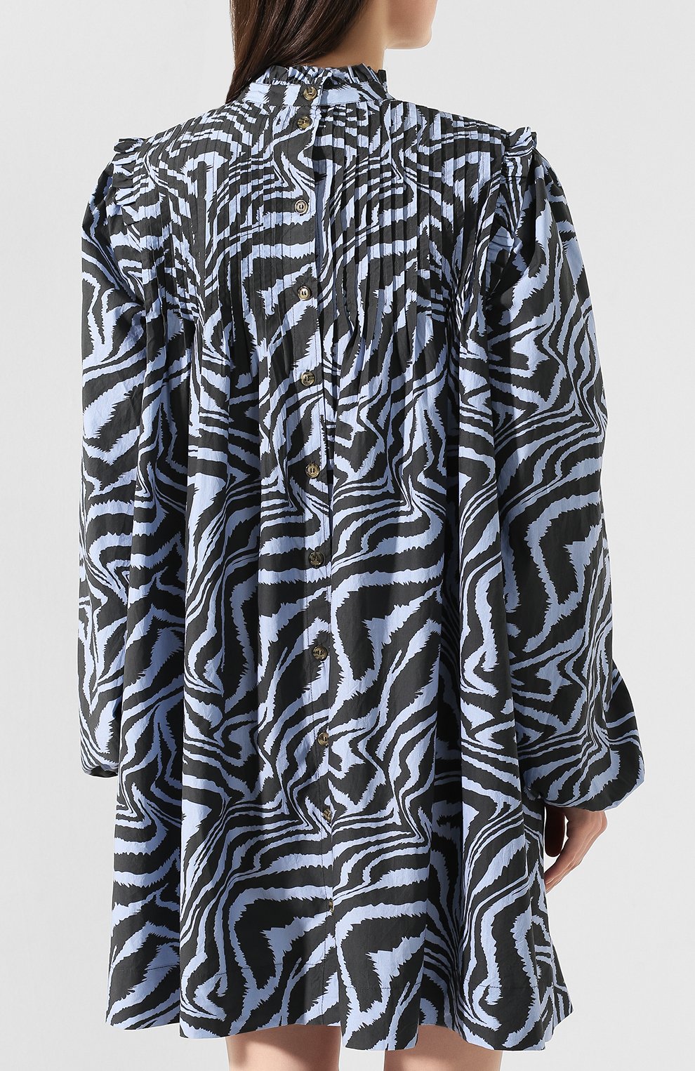 Хлопковое платье GANNI, арт. F4328, фото 4