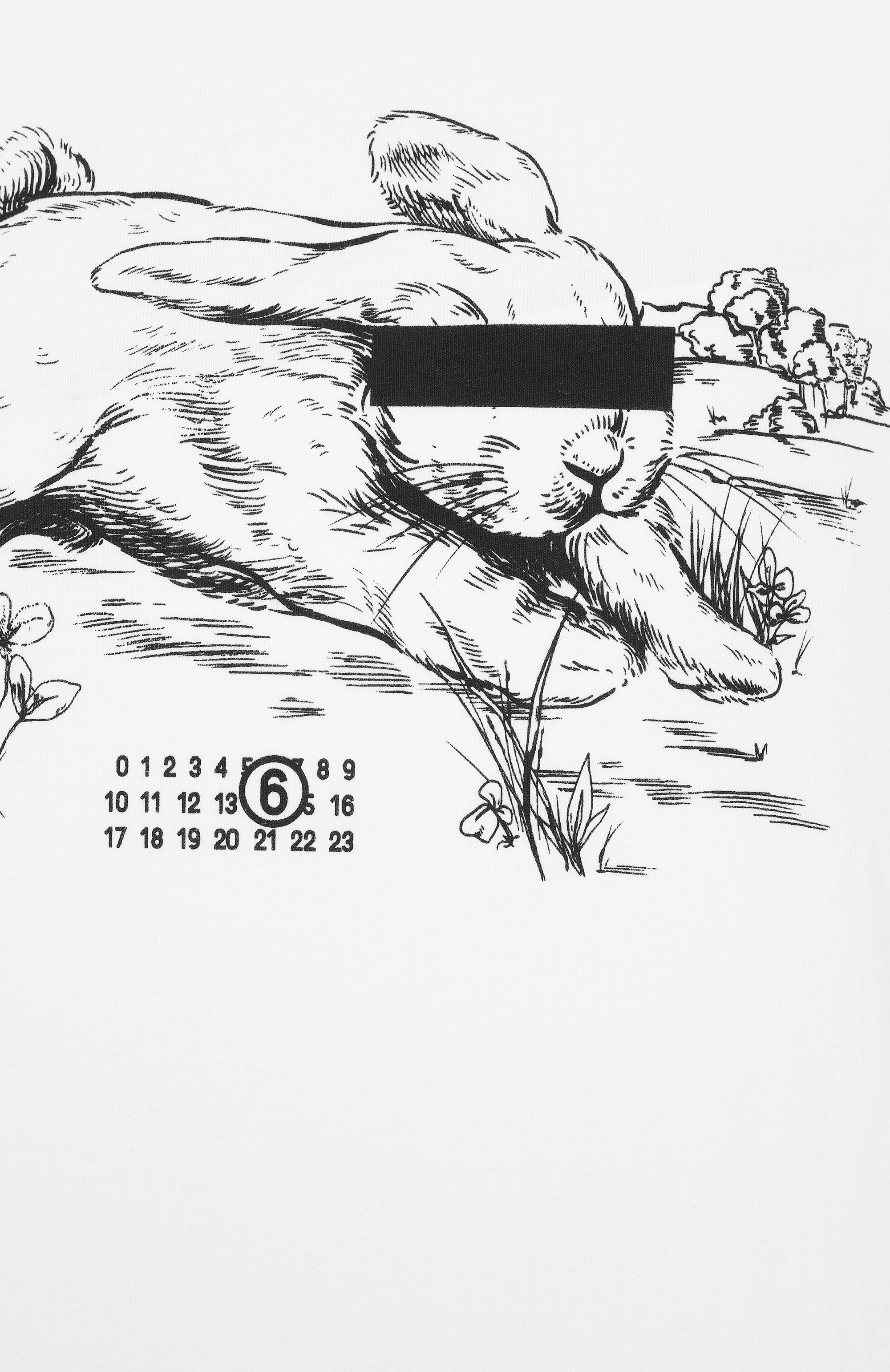 Хлопковая футболка MM6, арт. SH2GC0024/M20108, фото 6