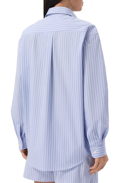 Хлопковая рубашка SPORTY AND RICH, арт. SI00674326BL154, фото 4
