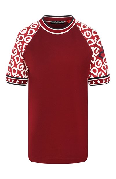 Женская хлопковая футболка DOLCE & GABBANA, арт. F8L57Z/G7TPN