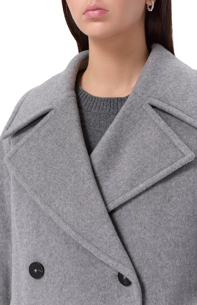 Полупальто из шерсти и шелка DUNO, арт. THEA/R0MA LARI, фото 5