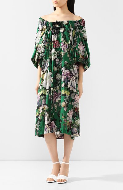 Хлопковое платье DRIES VAN NOTEN, арт. 201-11017-9400, фото 3