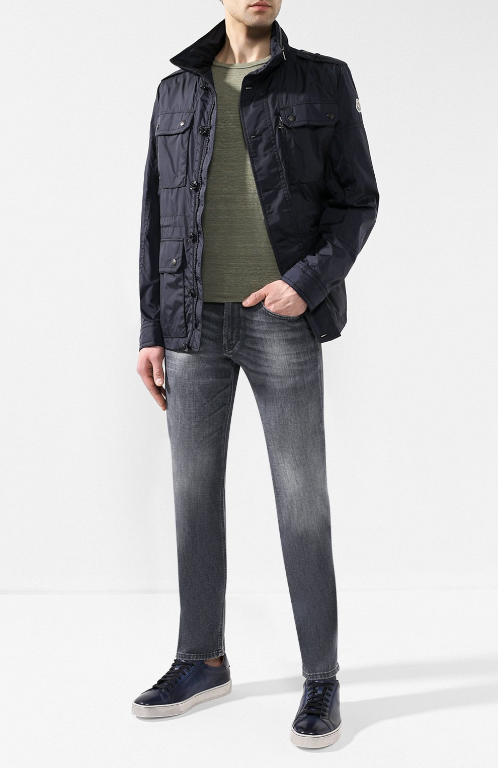 Джинсы прямого кроя BALDESSARINI светло-серого цвета по цене 13700 руб., арт. 16502/1489/92, фото 2 Джинсы прямого кроя BALDESSARINI, арт. 16502/1489/92, фото 2