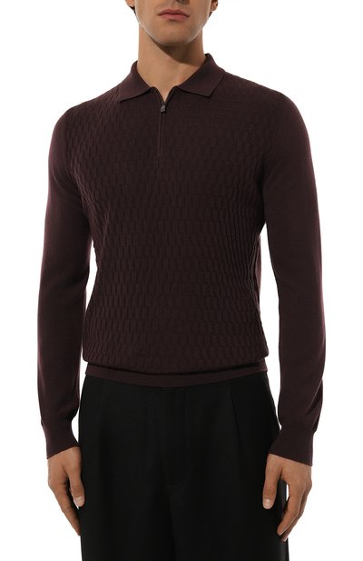Шерстяное поло CORNELIANI, арт. 94M509-9425116, фото 3