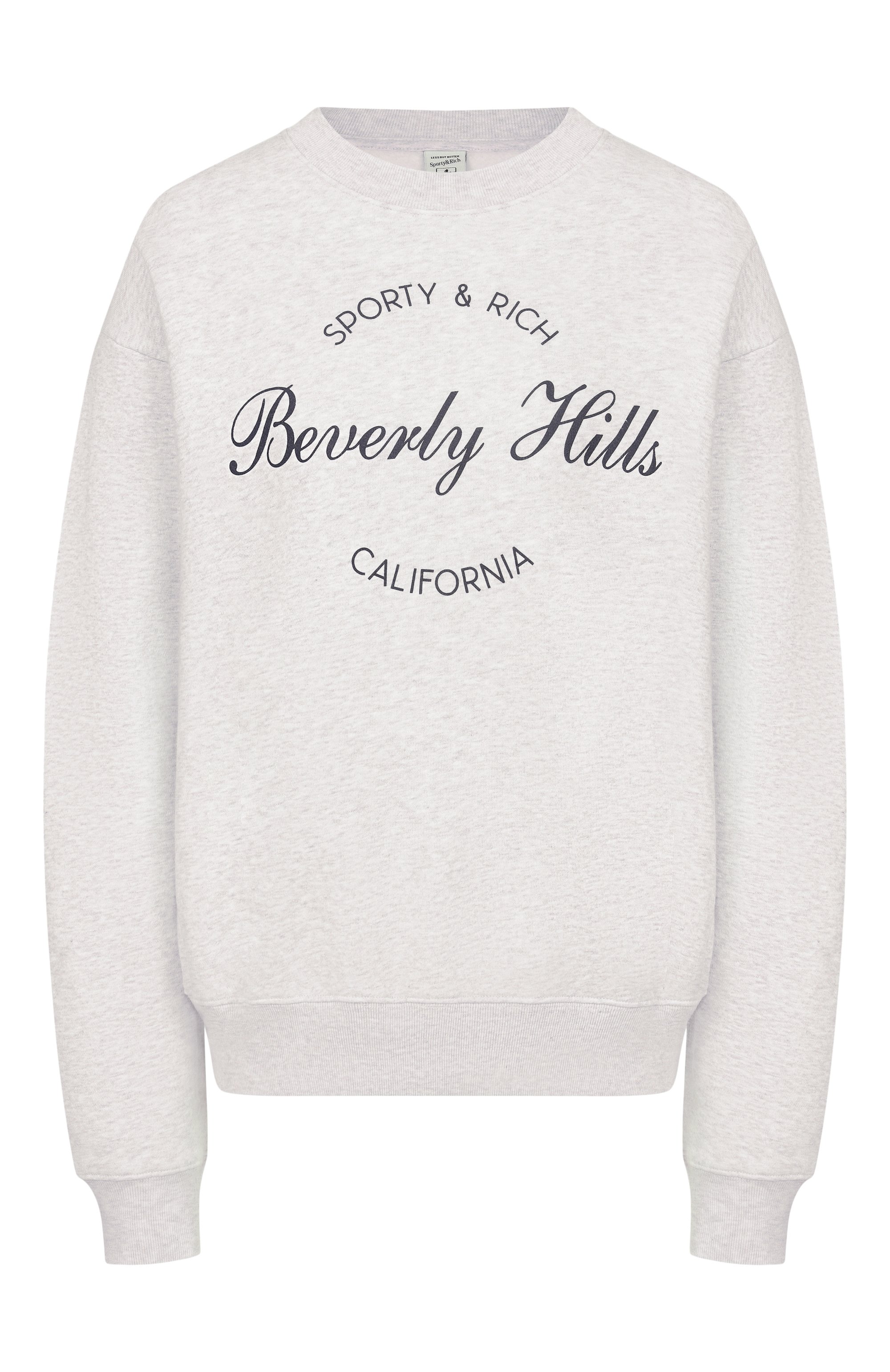 Хлопковый свитшот SPORTY AND RICH, арт. ST09876257GY03, фото 1