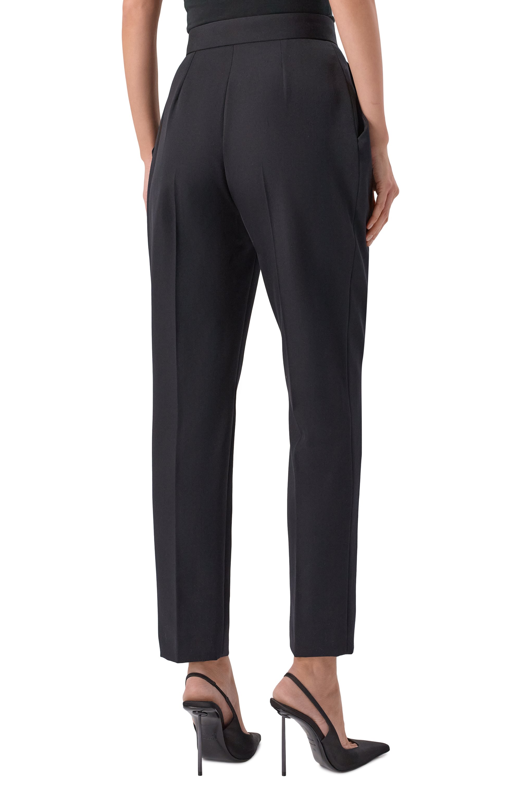 Шерстяные брюки BALMAIN, арт. FF0PN190/WC09, фото 4