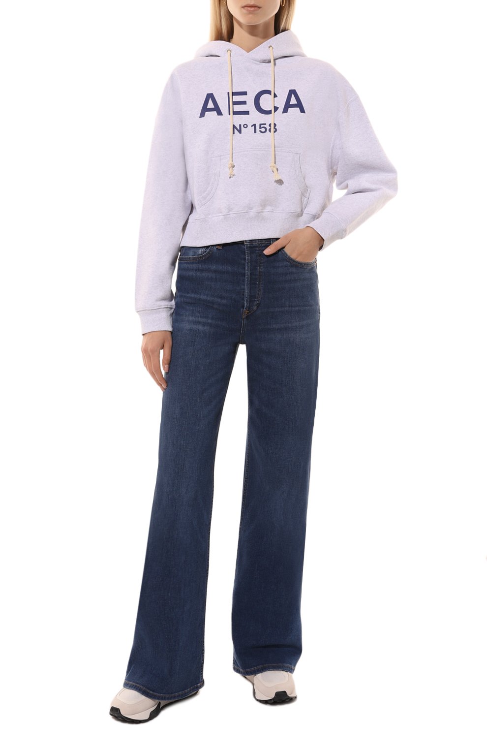 Хлопковое худи AECA WHITE, арт. AWCFFWBCTSPSO001A5, фото 2