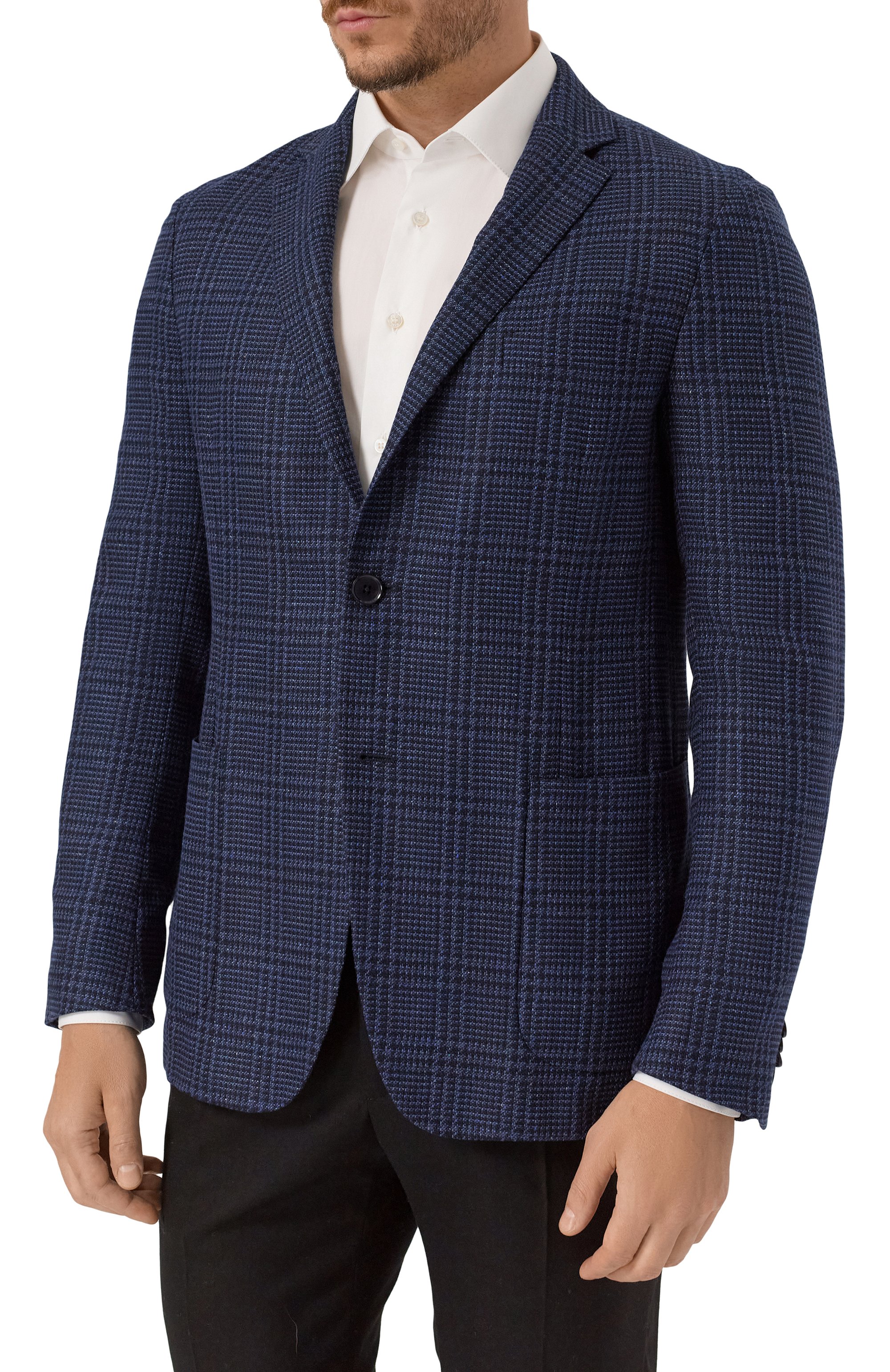 Пиджак из шелка и шерсти ZEGNA, арт. 1D7SG0/916702A9, фото 4