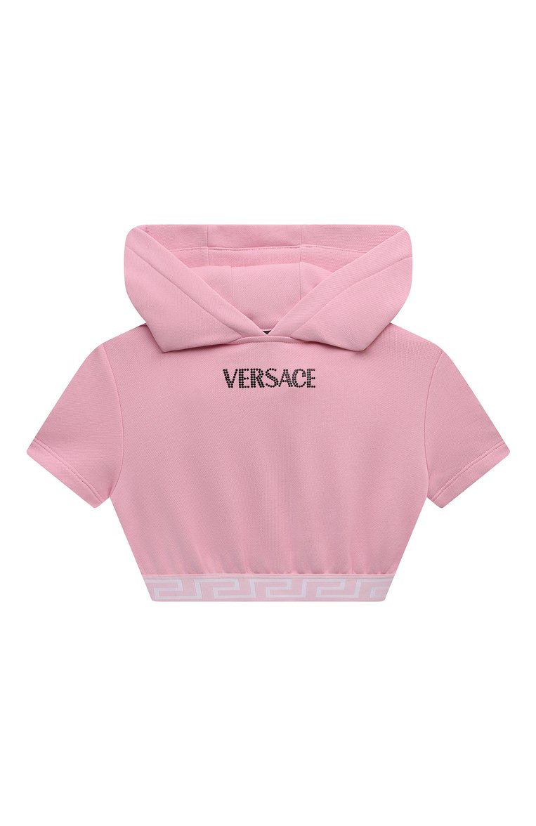 Хлопковое худи VERSACE, арт. 1013774/1A09694/4A-6A, фото 1