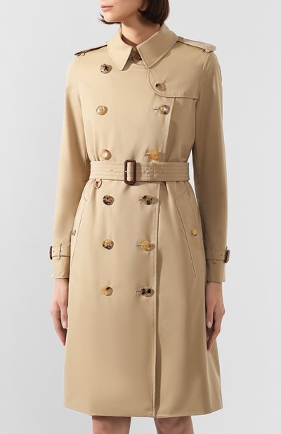 Хлопковый тренч kensington BURBERRY, арт. 4073370, фото 3