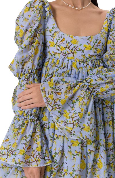 Платье из хлопка и шелка YVON, арт. 0 220027, фото 5