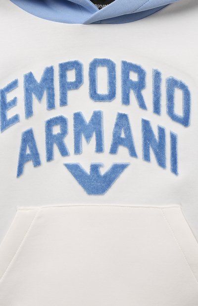 Хлопковое худи EMPORIO ARMANI, арт. 3R4MJE/1JHSZ, фото 3
