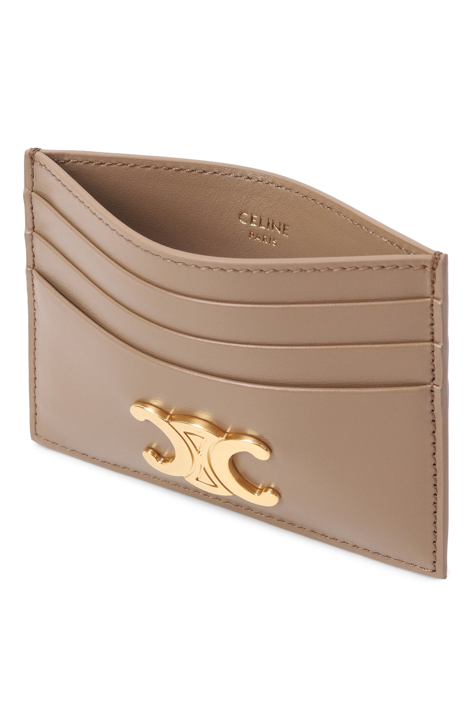 Кожаный футляр для кредитных карт CELINE, арт. 10L83/3DPV, фото 3