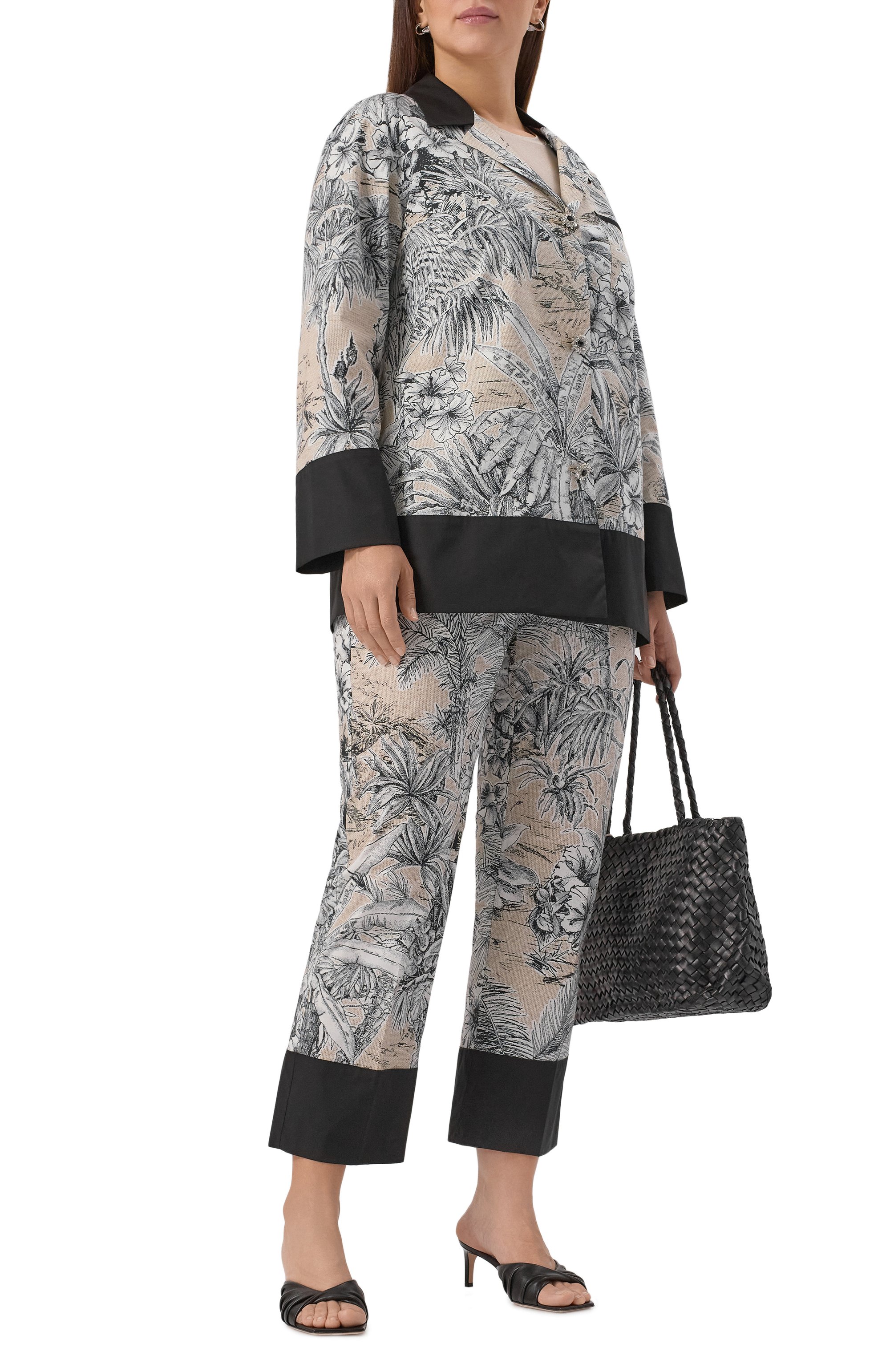 Хлопковые брюки MARINA RINALDI, арт. HIBERIS, фото 2