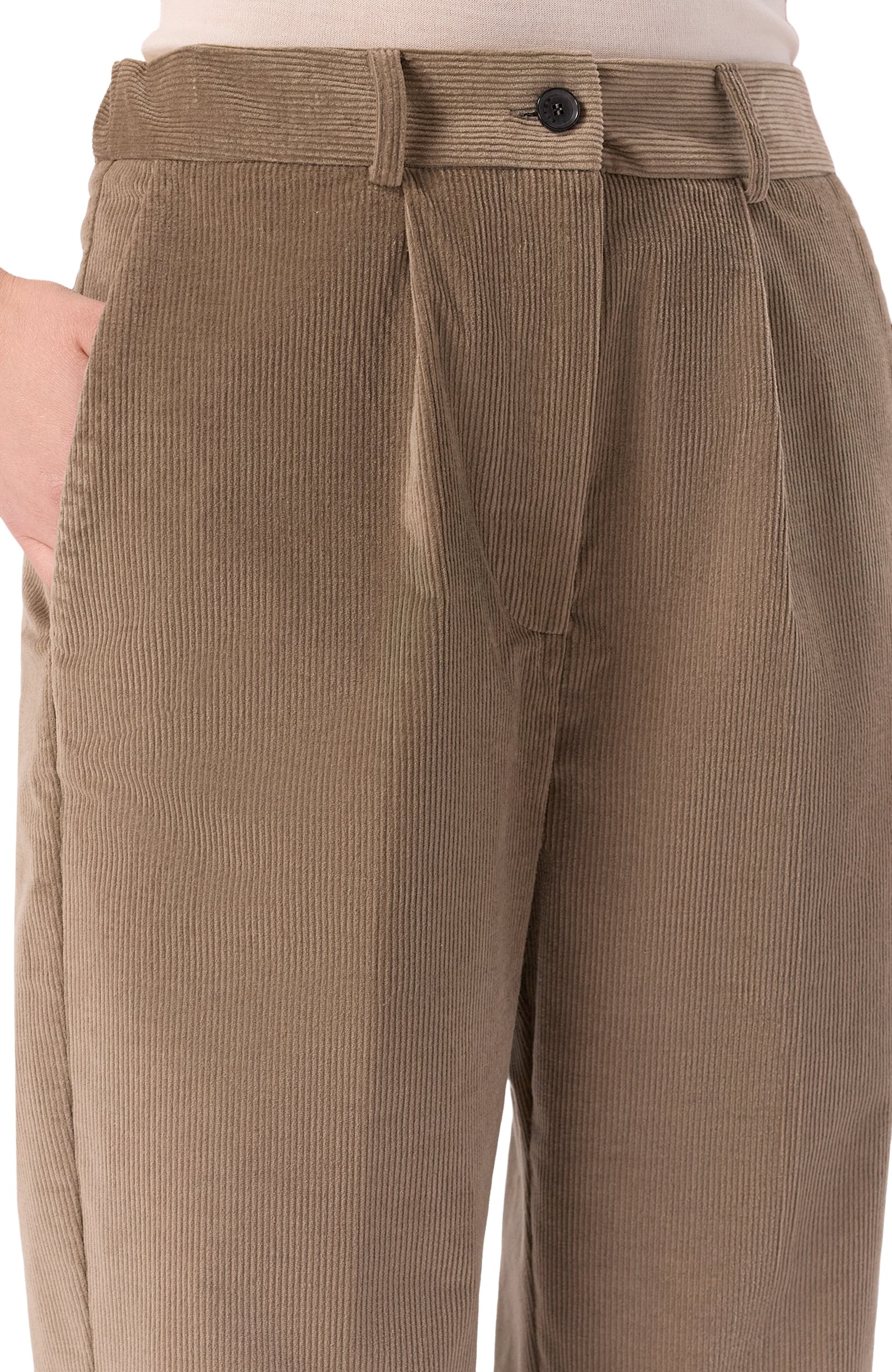 Вельветовые брюки KITON серого цвета по цене 158000 руб., арт. D50105K0133G, фото 5 Вельветовые брюки KITON, арт. D50105K0133G, фото 5