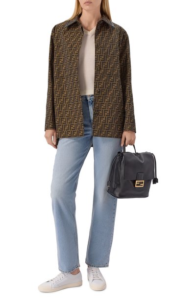 Рюкзак FENDI черного цвета по цене 369500 руб., арт. 8BZ057/AYJ1, фото 3 Рюкзак FENDI, арт. 8BZ057/AYJ1, фото 3
