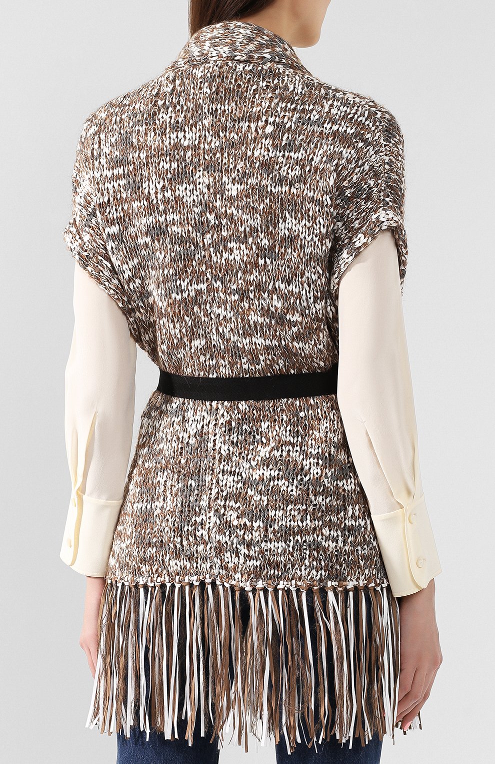 Жилет с поясом BRUNELLO CUCINELLI, арт. M9U387516P, фото 4