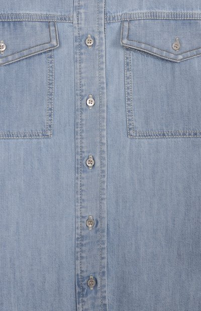 Джинсовая рубашка BRUNELLO CUCINELLI, арт. BH192C860C, фото 3