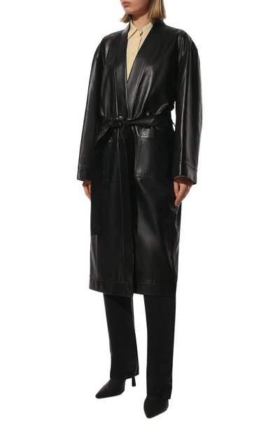 Кожаное пальто ALEXANDER WANG, арт. 1WC1222351, фото 3