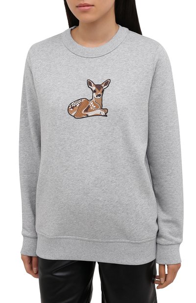 Хлопковый свитшот BURBERRY, арт. 8032117, фото 3